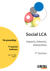 Thema 5 - Social LCA - 7th SocSem